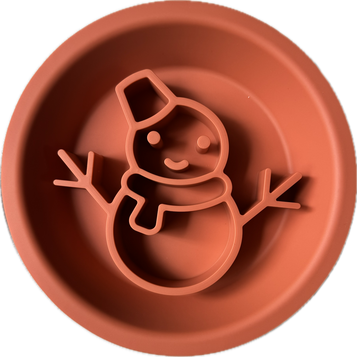 Snowman Dual Slowfeeder/ Lickmat