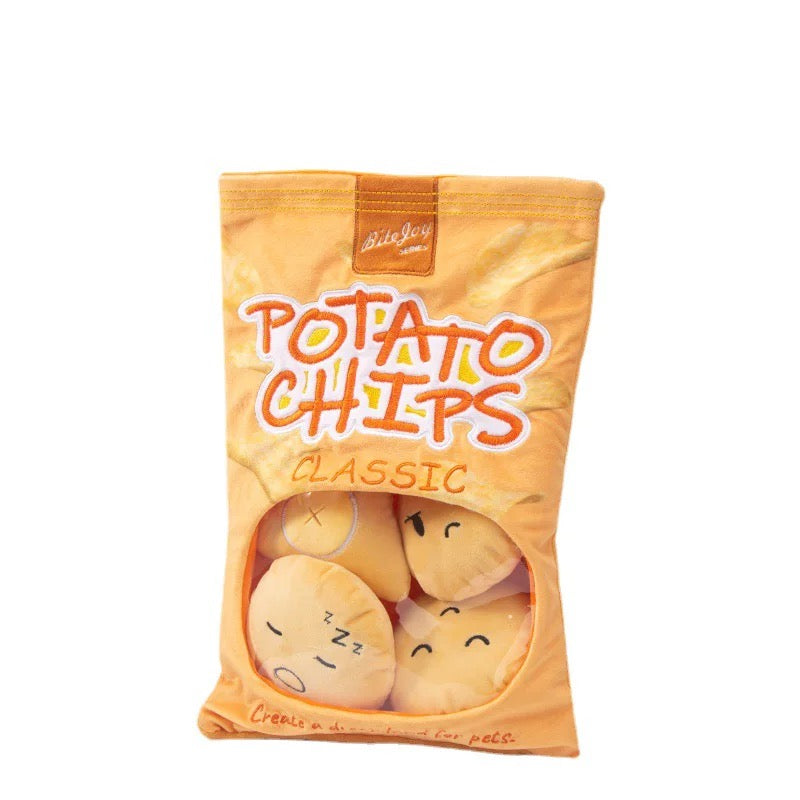Potato Chips Enrichment Plush Toy
