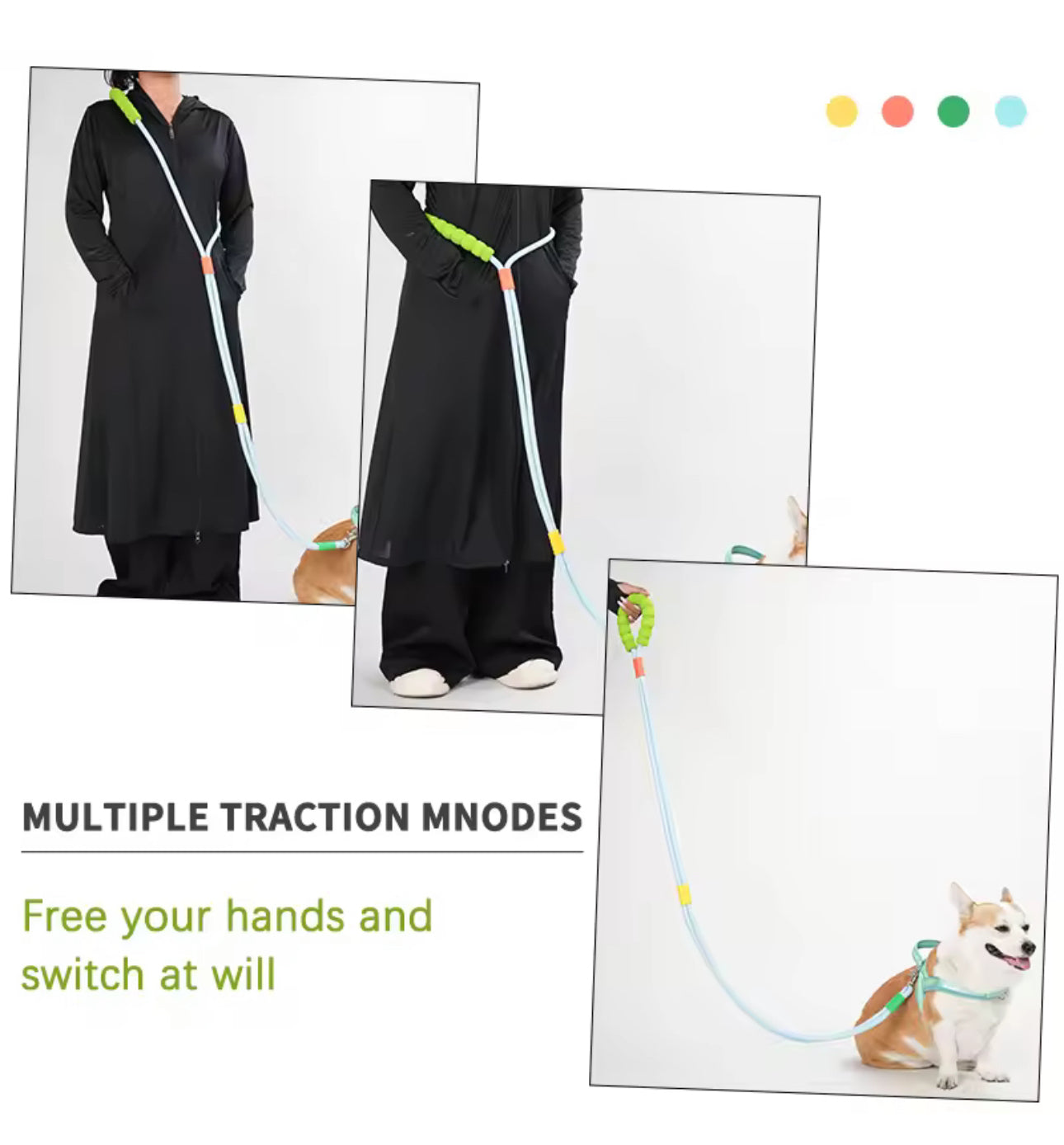 Hands-Free Rainbow Leash