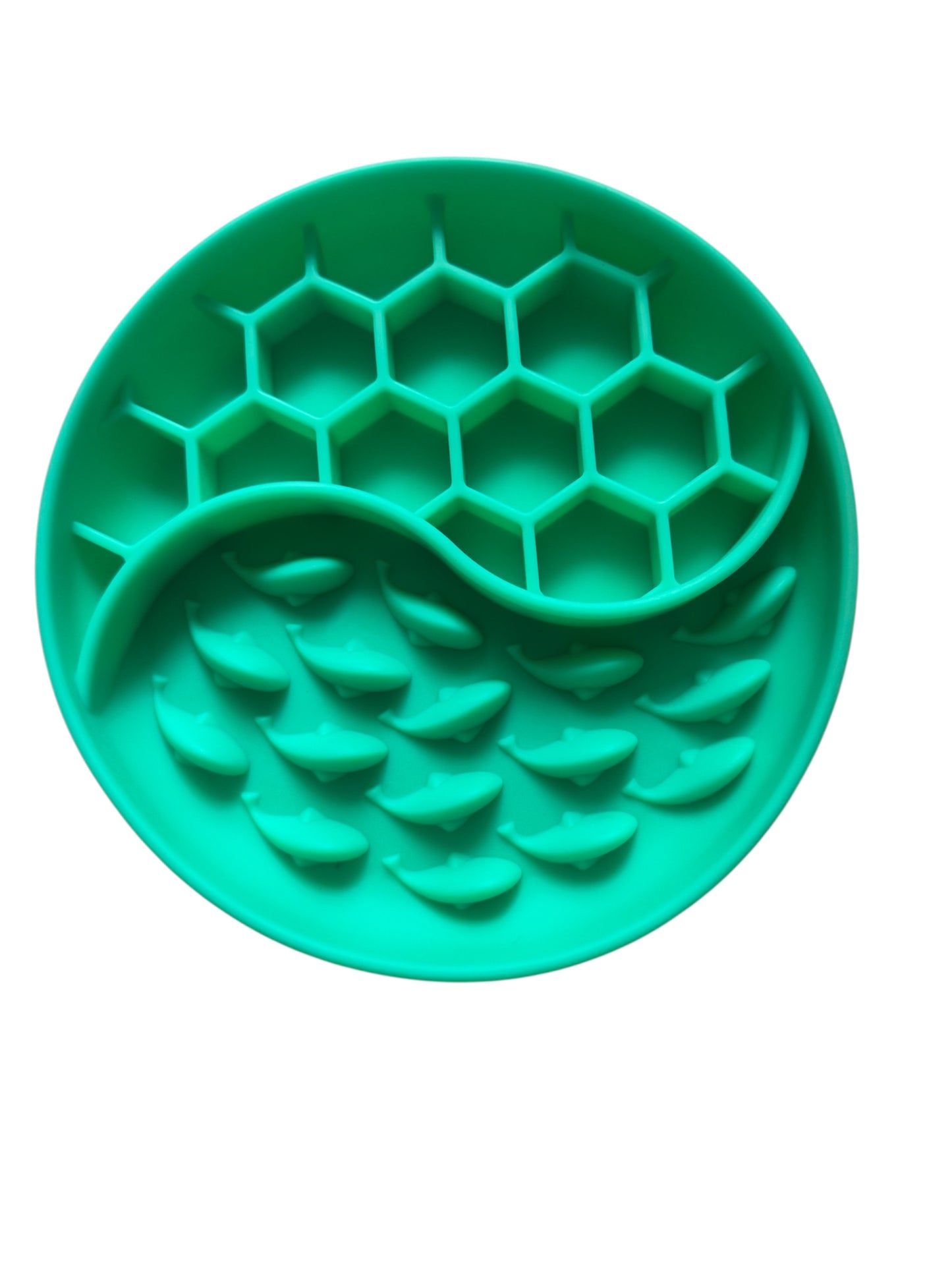 Dual Texture S shape Silicone Slow feeder Lickmat