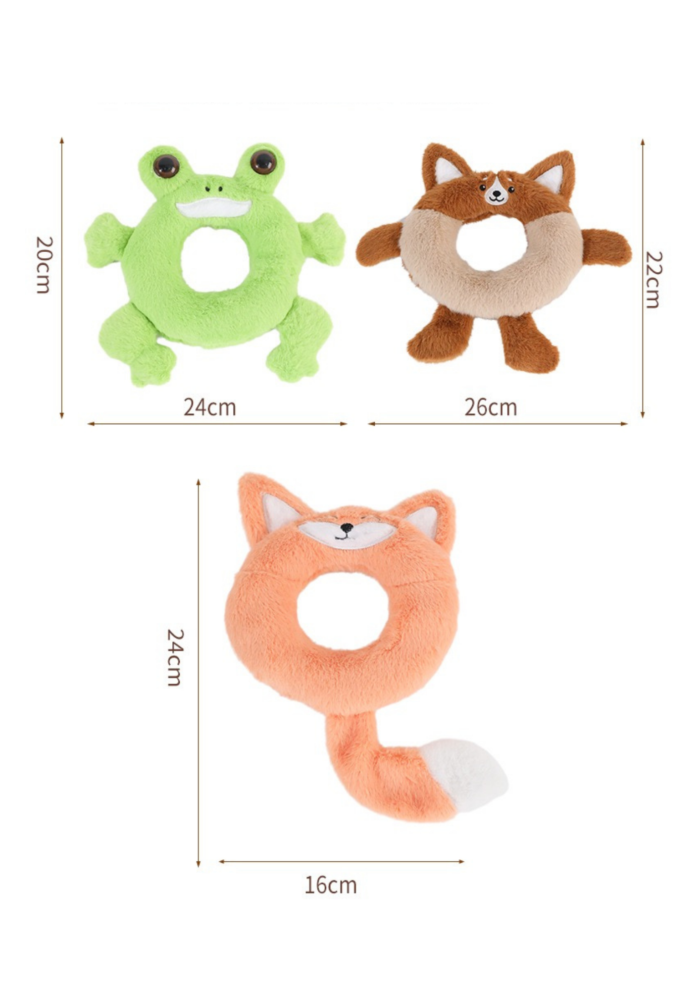 Donut Buddies Squeaky Toy
