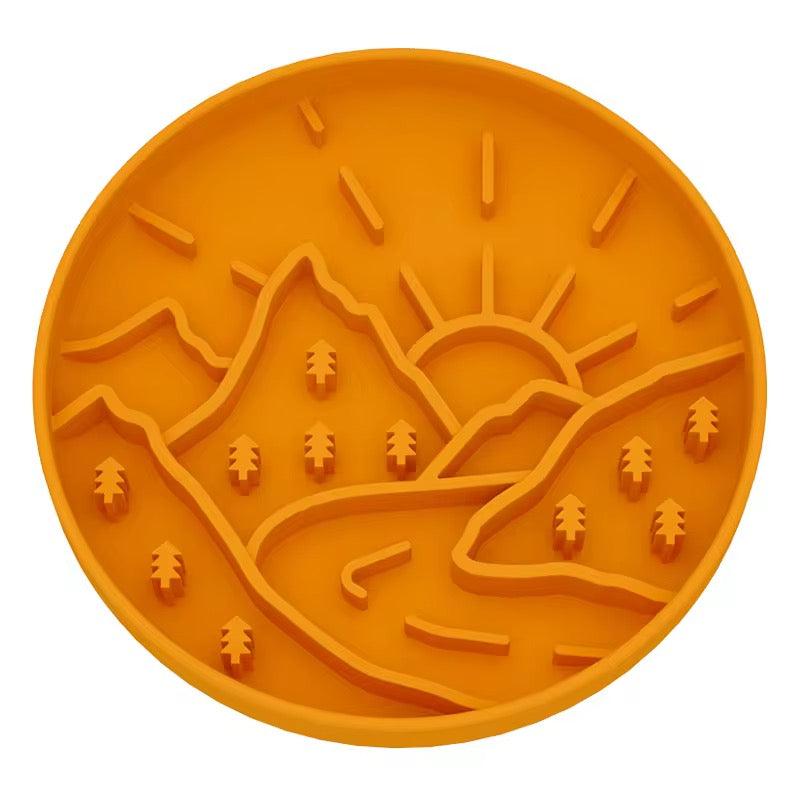 Mountain Silicone Slow Feeder