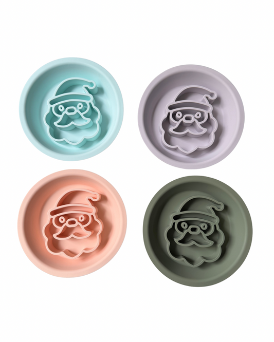 Santa Clause Dual Slowfeeder/ Lickmat