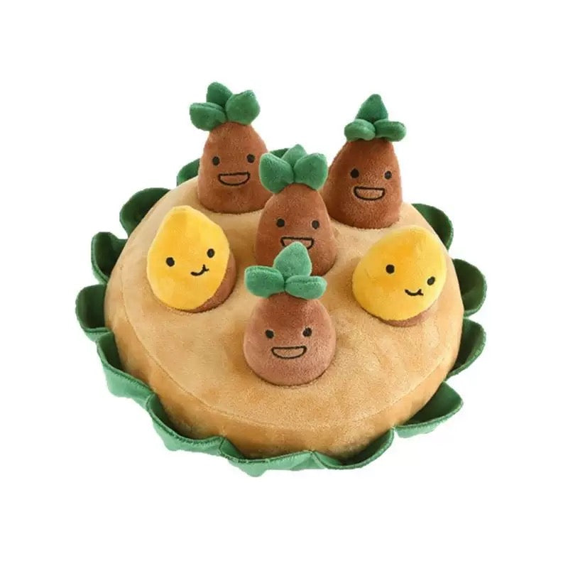Potato Field 3 in 1 Squeak/ Crinkle/ Enrichment/ Plush toy