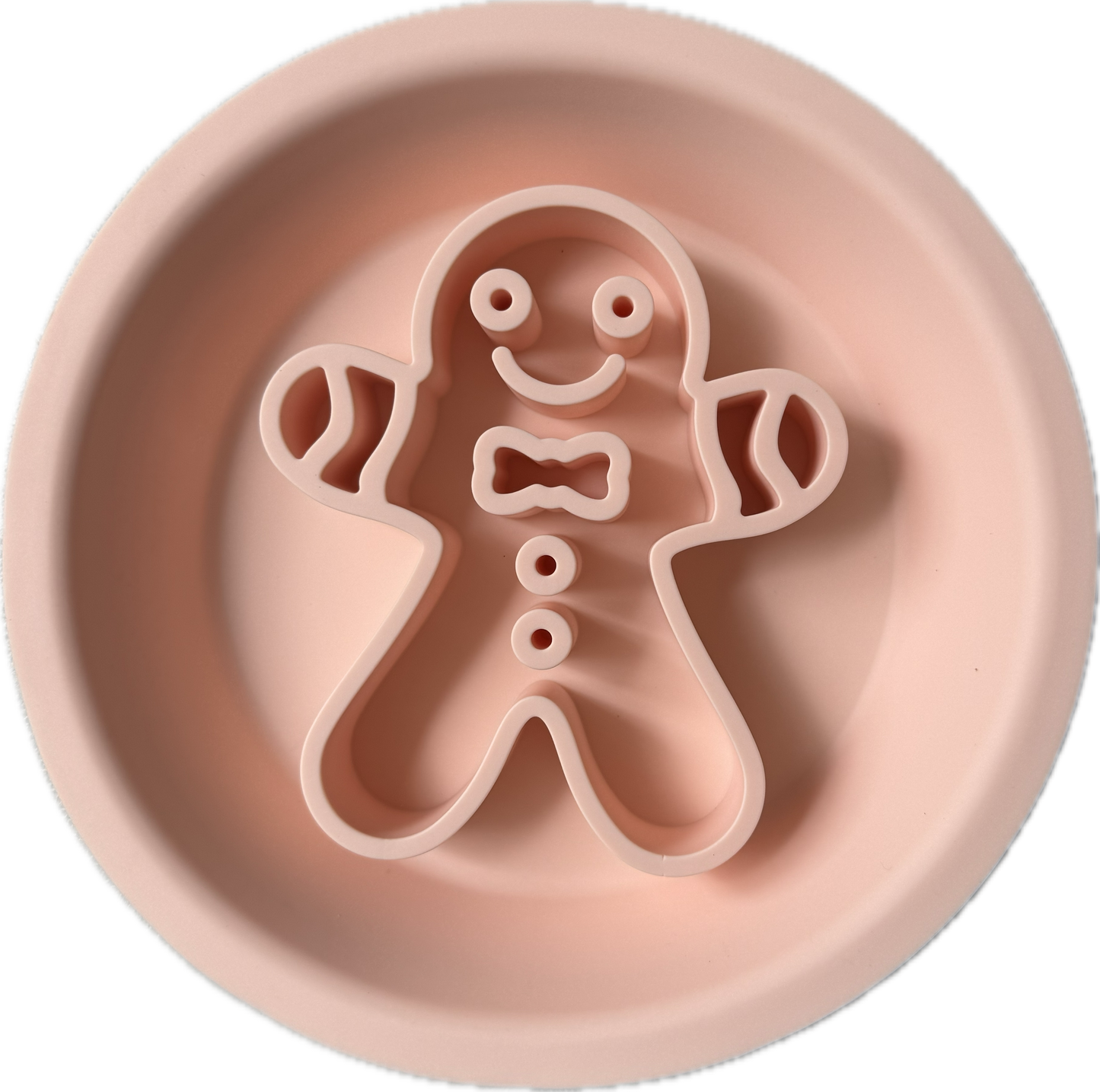 Gingerbread Man Dual Slowfeeder/ Lickmat