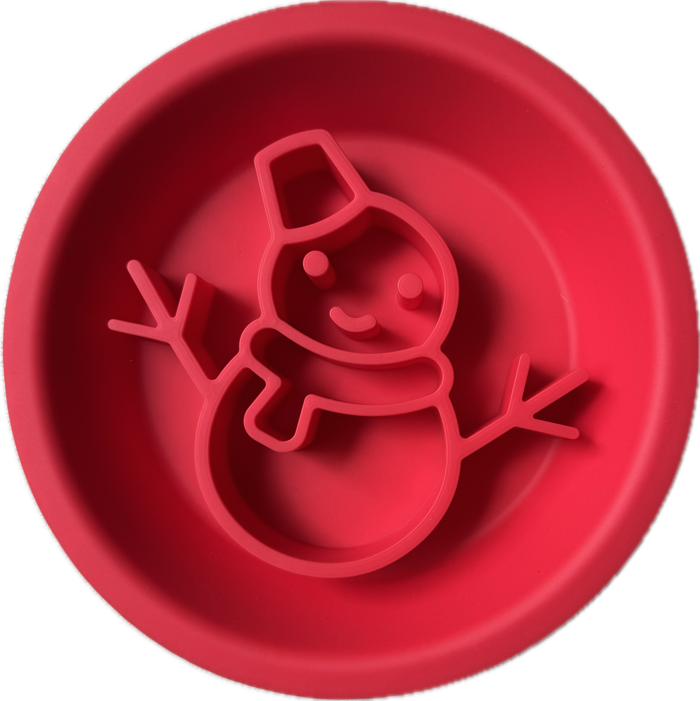 Snowman Dual Slowfeeder/ Lickmat