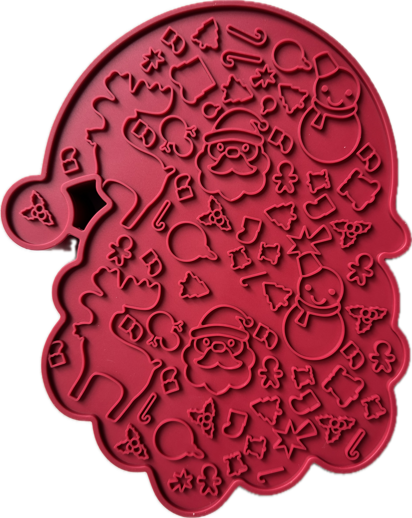 Holly Jolly Santa Claus Slowfeeder / Lickmat Collection