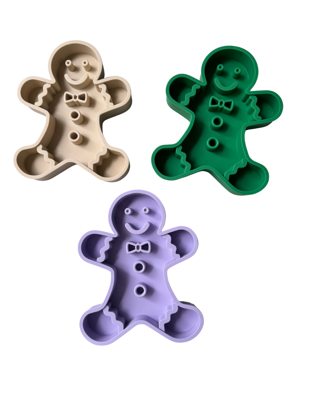 Holly Jolly Gingerbread Man Slowfeeder/ Lickmat Collection