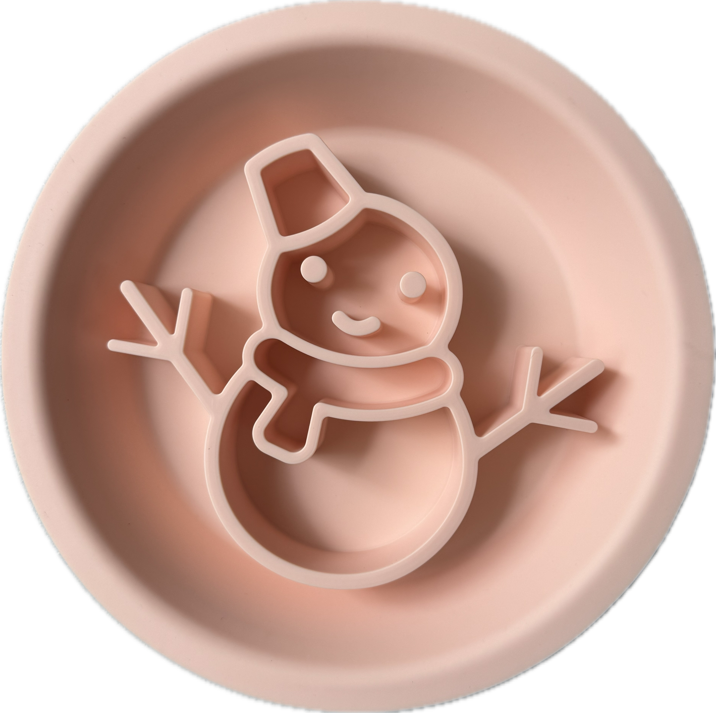 Snowman Dual Slowfeeder/ Lickmat