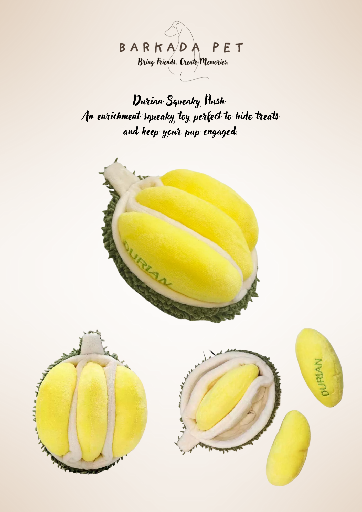 Durian Plush Toy