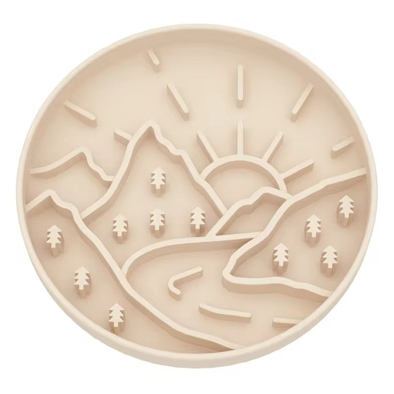 Mountain Silicone Slow Feeder