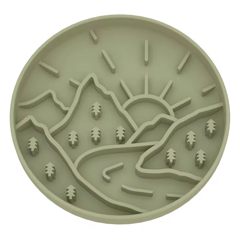 Mountain Silicone Slow Feeder