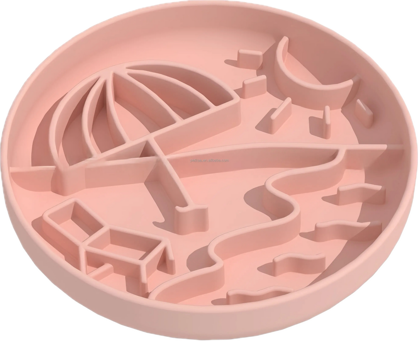 Beach Silicone Slow Feeder Bowl