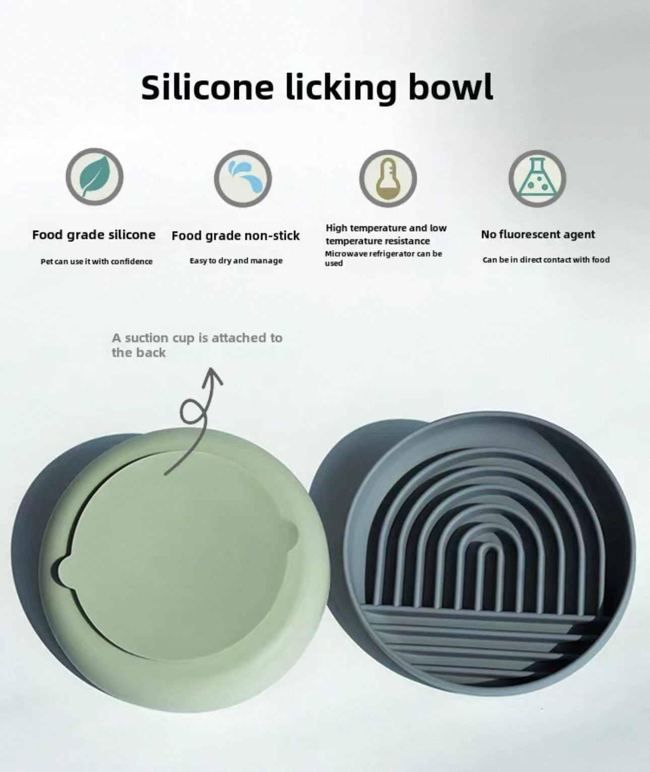 Rainbow Pattern Silicone Slowfeeder