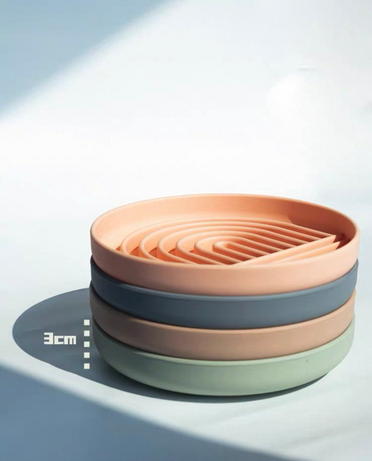 Rainbow Pattern Silicone Slowfeeder