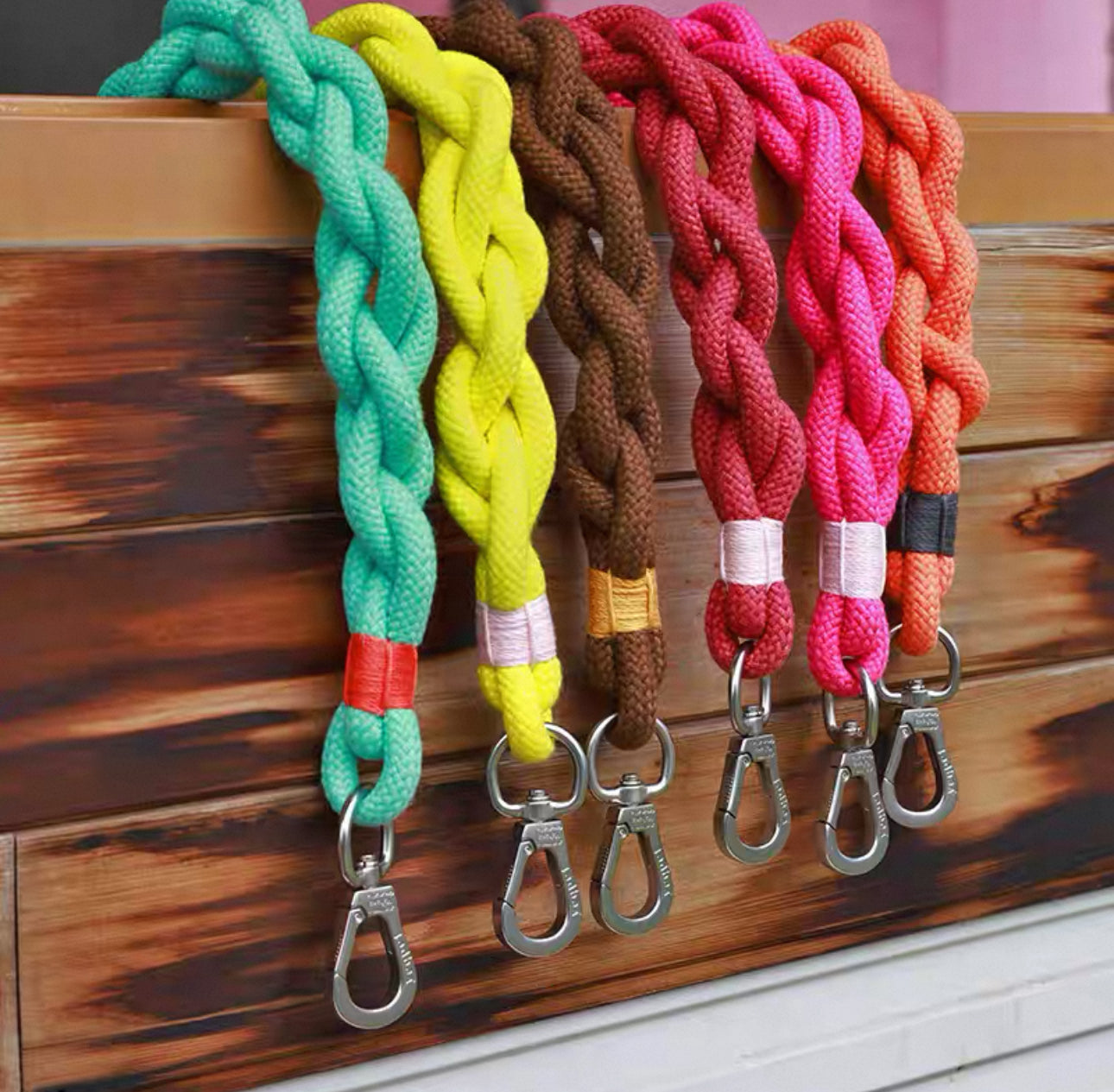Barkada Twist Stylish Handwoven Leash
