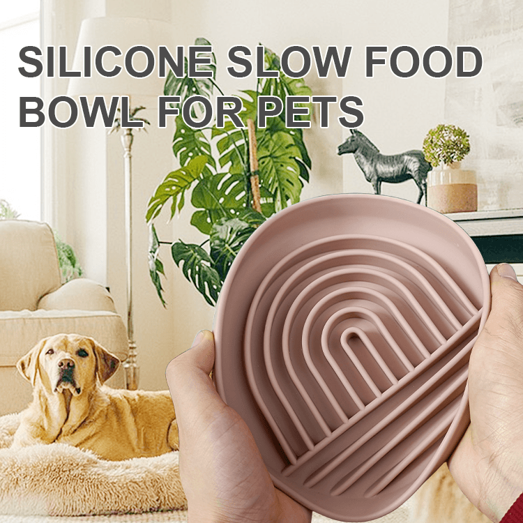 Rainbow Pattern Silicone Slowfeeder