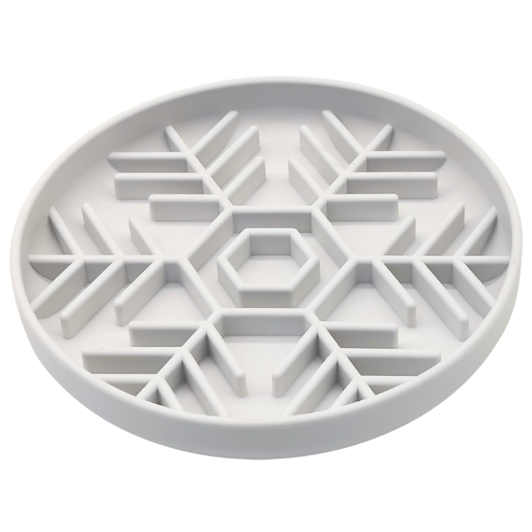 Snowflakes Silicone Slow Feeder