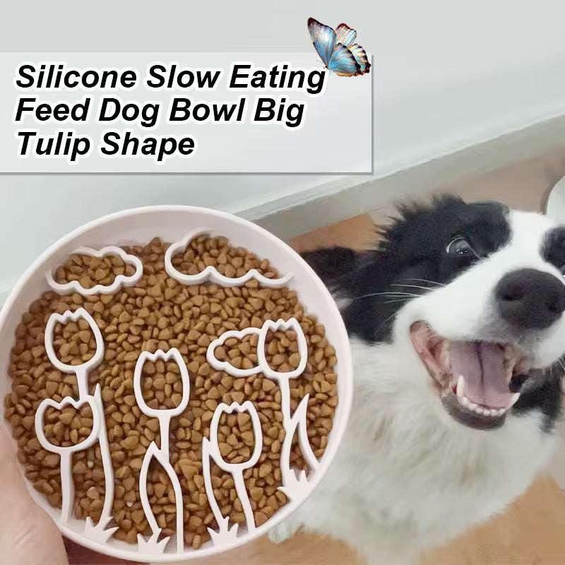 Tulip Garden Silicone Slow feeder