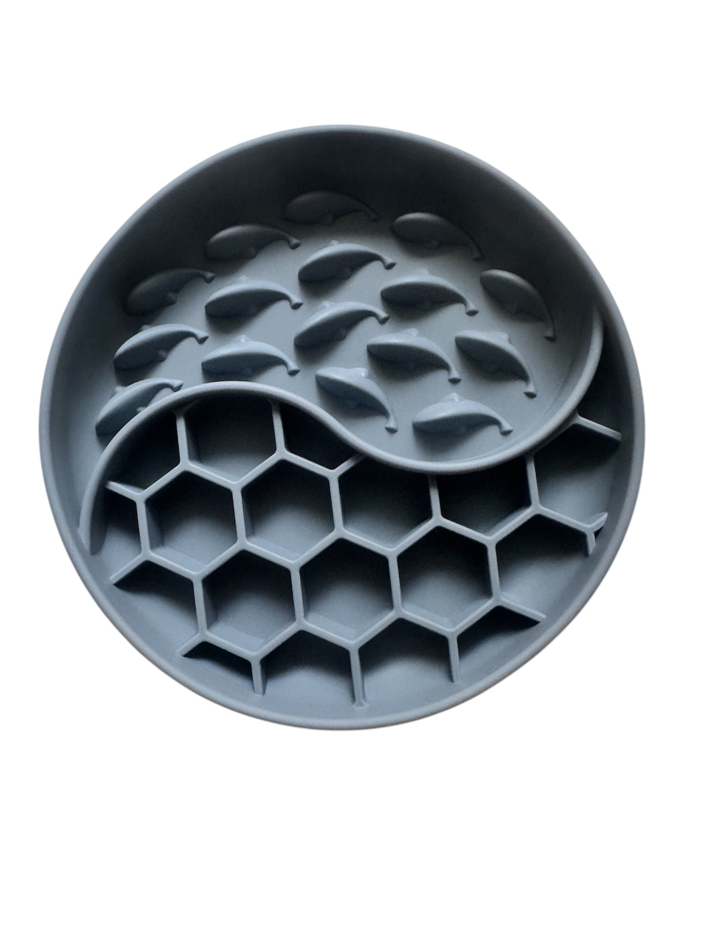 Dual Texture S shape Silicone Slow feeder Lickmat